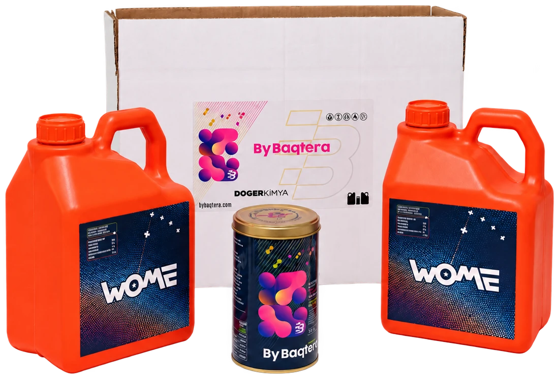 ByBaqtera 500 g ve iki adet 5 L WOME seti